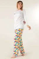 Bayan Pijama Takımı Miorre 001-015133 Beyaz görsel 5