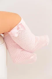 Daymod Bebek Romina FileAks. Dizaltı Çorap Pembe Daymod D2223010