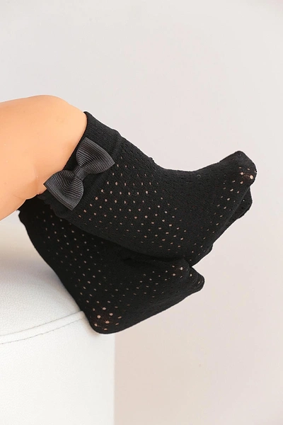 Bebek Romina FileAks. Dizaltı Çorap Siyah Daymod D2223010