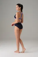 Bel Bantlı Kadın Lacivert Boxer Model Külot Doreanse 7151 Lacivert detay görünüm