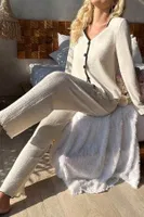 Açık Bej Konforlu Ev Giyim Pijama Takımı Bella Notte 7050 Açik Bej farklı açı