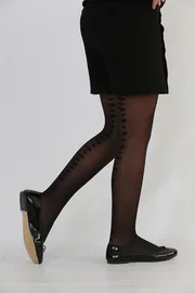 Daymod Berna Çocuk Külotlu Çorap Siyah Daymod D2121037