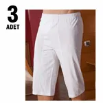  Erkek Uzun Paçalı 3'lü Berrak 1116 Beyaz