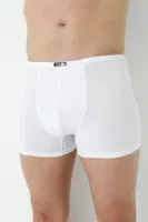 Beyaz Bambu Boxer Ince Bel Lastikli Arma Yıldız 1190 - 5 ADET Beyaz detay görünüm