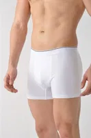 Beyaz Likralı Erkek Boxer 10lu Paket Arma Yıldız 1144 - 10 ADET Beyaz