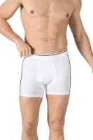 Beyaz Özkan 11314 Erkek Penye Likralı Pamuklu Boxer Beyaz