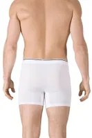Beyaz Özkan 11314 Erkek Penye Likralı Pamuklu Boxer Beyaz detay görünüm