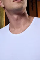 Bisiklet Yaka Beyaz Erkek T-Shirt Darkzone DZN8502 görsel 4