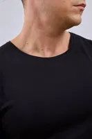 Bisiklet Yaka Siyah Erkek T-shirt Darkzone DZN8501 Görsel farklı açı