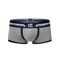 Darkzone Biyeli Desenli Gri Erkek Boxer Darkzone DZN3213