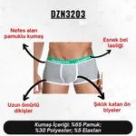 Biyeli Gri Erkek Boxer Darkzone DZN3203 görsel 4