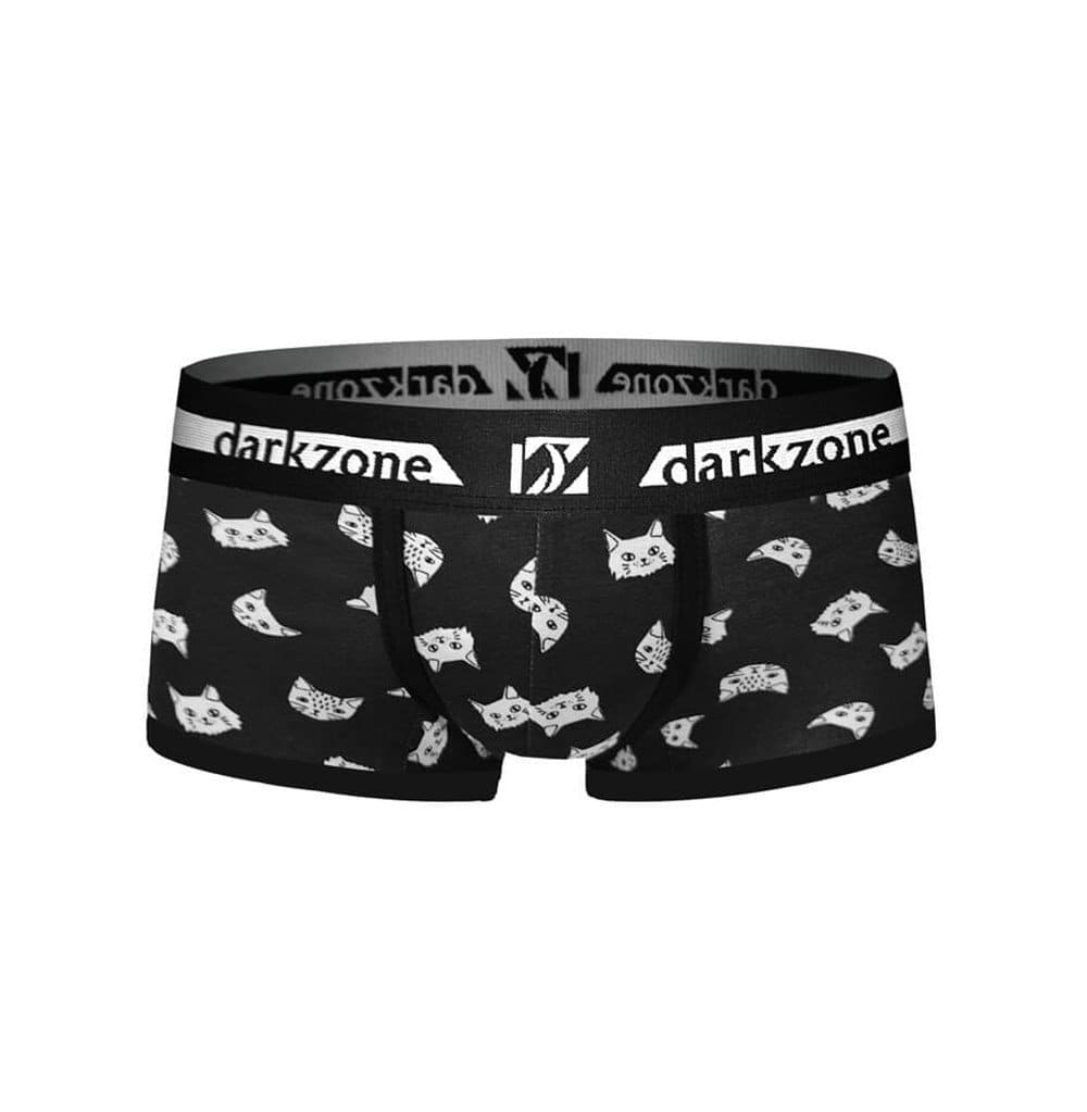 Biyeli Kedi Desenli Erkek Boxer Darkzone DZN3217