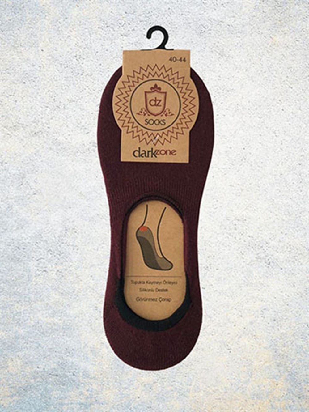 Bordo Babet Çorap  Darkzone DZCP0007
