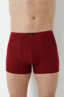 Bordo Bambu Boxer Ince Bel Lastikli Arma Yıldız 1190 - 5 ADET Bordo
