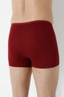 Bordo Bambu Boxer Ince Bel Lastikli Arma Yıldız 1190 - 5 ADET Bordo görsel 6