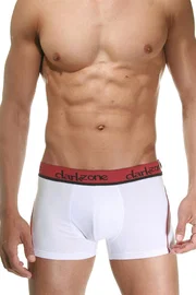 Darkzone Bordo Çizgili Beyaz Erkek Boxer Darkzone DZN3102