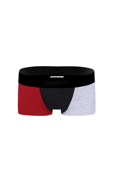 Bordo Gri Erkek Hipster Boxer Darkzone DZN2418