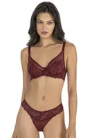 Bralet Sütyen Takım Fabony 4170 Bordo