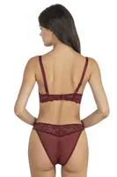 Bralet Sütyen Takım Fabony 4170 Bordo detay görünüm