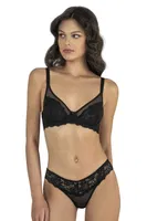 Bralet Sütyen Takım Fabony 4170 Siyah görsel 5