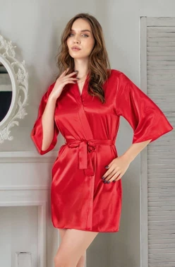 Bridesmaid Saten Sabahlık Daria 5870 - Alternatif Görünüm