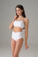 Büyük Beden Kadın Slip Külot Doreanse 7183P Beyaz