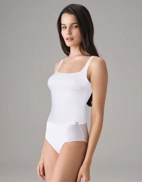 Doreanse Büyük Beden Pamuklu Fitilli Kadın Atlet Doreanse 9328P