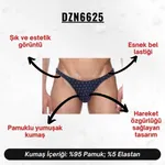 Çam Ağacı Desenli Erkek Tanga  Darkzone DZN6625 farklı açı