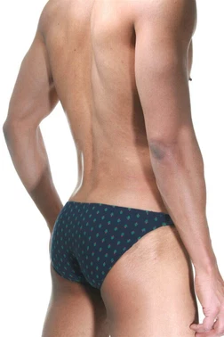 Darkzone Çam Ağacı Desenli Lacivert Erkek Slip  Darkzone DZN6427 - Alternatif Görünüm