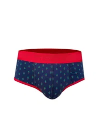 Darkzone Çam Ağacı Desenli Lacivert Hipster Erkek Slip  Darkzone DZN6122