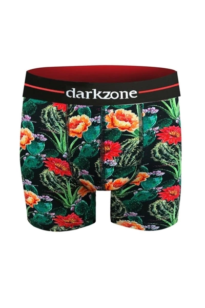 Çiçek Desenli Erkek Boxer (Dijital Baskılı) Darkzone DZN3066