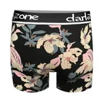 Çiçek Desenli Siyah Erkek Boxer Darkzone DZN2695 detay görünüm