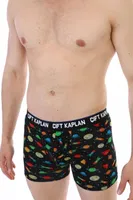 Çift Kaplan Erkek Boxer 796 Uzay Desenli Dijital Baskılı Görsel