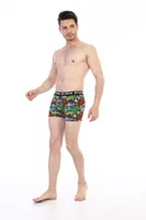 Çift Kaplan Erkek Boxer 796 Yazı Desenli Dijital Baskılı Görsel görsel 5