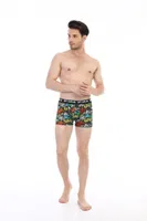 Çift Kaplan Erkek Boxer 796 Yazı Desenli Dijital Baskılı Görsel görsel 7