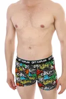 Çift Kaplan Erkek Boxer 796 Yazı Desenli Dijital Baskılı Görsel