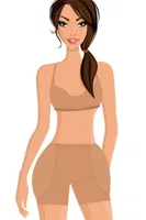 Curvy Hips Basen Genişletici Külot Kum Saati Külot Yeni İnci 180 Ten farklı açı
