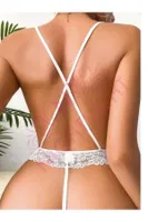 Dantel Beyaz Fantezi Body NightLight 7006 Beyaz detay görünüm