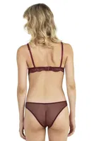 Dantelli Bralet Sütyen Takım Fabony 4240 Bordo farklı açı