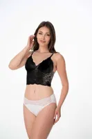 Dantelli Modal Büstiyer Bralet Sütyen İmer 2215 Siyah farklı açı