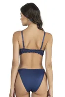 Dantelli Soft Cup (Destekli) Sütyen Takım Fabony 4280 Lacivert detay görünüm