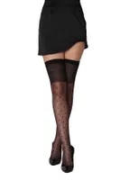Daymod Fantastik Bayan Jartiyer Çorap D1321002 Siyah detay görünüm