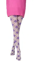 Daymod Veron Bayan Külotlu Çorap D1122109 Kemik Pembe Mor görsel 5