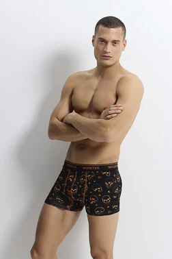 Wooster Deadly Sexy Pamuk Desenli Strech Cotton Erkek Boxer Wooster W-046 - 3 Adet