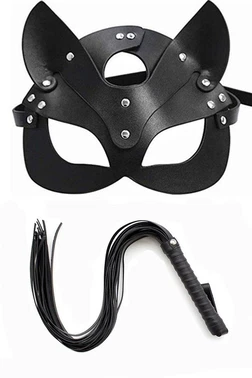 missisX Deri Fantezi Harness Maske Kırbaç Seti missisX 6024