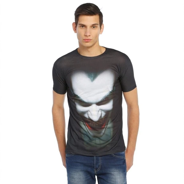 3D Joker Desenli Kısa Kollu Erkek Tişört Darkzone 8341