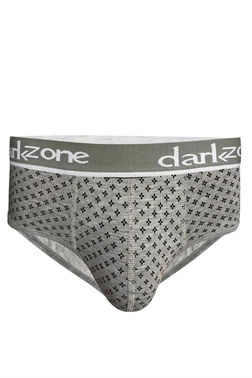 Darkzone Desenli Gri Hipster Erkek Slip  Darkzone DZN6128
