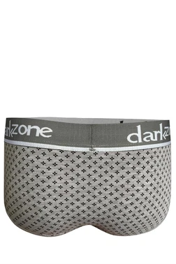Darkzone Desenli Gri Hipster Erkek Slip  Darkzone DZN6128 - Alternatif Görünüm