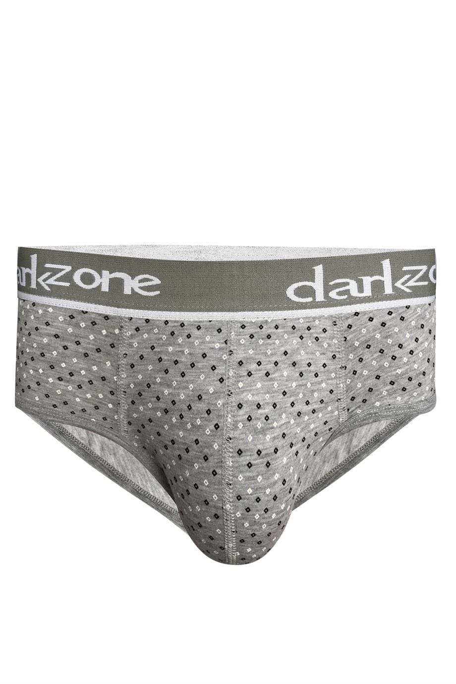 Desenli Gri Hipster Erkek Slip  Darkzone DZN6130