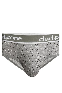 Darkzone Desenli Gri Hipster Erkek Slip  Darkzone DZN6130